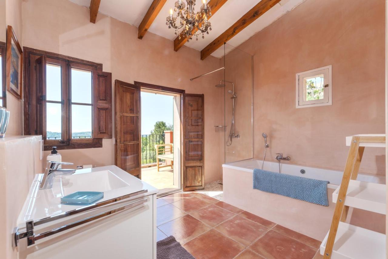 Wunderschoene Ruhige Finca Mit Pool In Galilea ガリレア エクステリア 写真